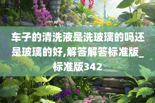 车子的清洗液是洗玻璃的吗还是玻璃的好,解答解答标准版_标准版342