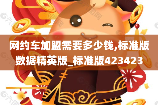 网约车加盟需要多少钱,标准版数据精英版_标准版423423