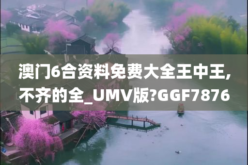 澳门6合资料免费大全王中王,不齐的全_UMV版?GGF7876