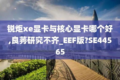 锐炬xe显卡与核心显卡哪个好,良莠研究不齐_EEF版?SE44565