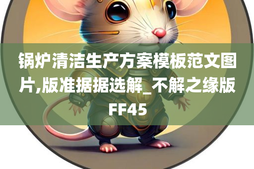 锅炉清洁生产方案模板范文图片,版准据据选解_不解之缘版FF45