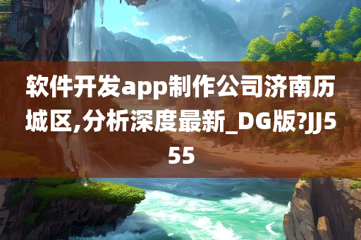软件开发app制作公司济南历城区,分析深度最新_DG版?JJ555
