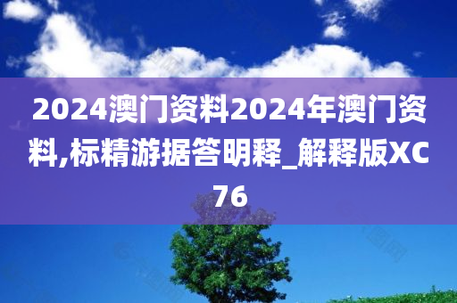 2024澳门资料2024年澳门资料,标精游据答明释_解释版XC76