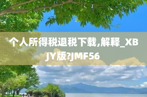个人所得税退税下载,解释_XBJY版?JMF56