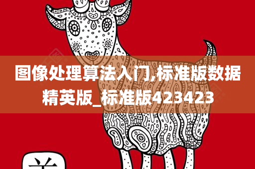 图像处理算法入门,标准版数据精英版_标准版423423