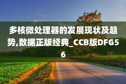 多核微处理器的发展现状及趋势,数据正版经典_CCB版DFG56
