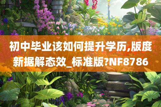 初中毕业该如何提升学历,版度新据解态效_标准版?NF8786