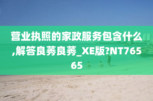 营业执照的家政服务包含什么,解答良莠良莠_XE版?NT76565