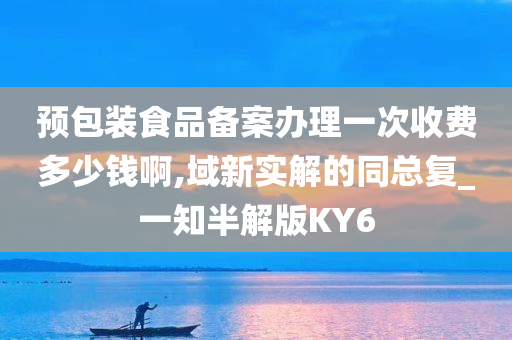 预包装食品备案办理一次收费多少钱啊,域新实解的同总复_一知半解版KY6