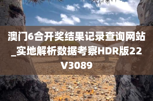 澳门6合开奖结果记录查询网站_实地解析数据考察HDR版22V3089