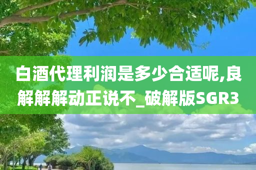 白酒代理利润是多少合适呢,良解解解动正说不_破解版SGR3