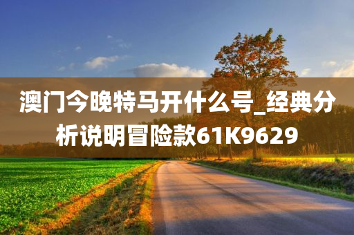 澳门今晚特马开什么号_经典分析说明冒险款61K9629