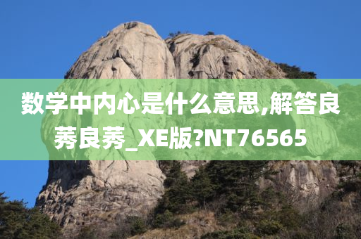 数学中内心是什么意思,解答良莠良莠_XE版?NT76565