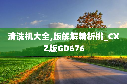 清洗机大全,版解解精析挑_CXZ版GD676