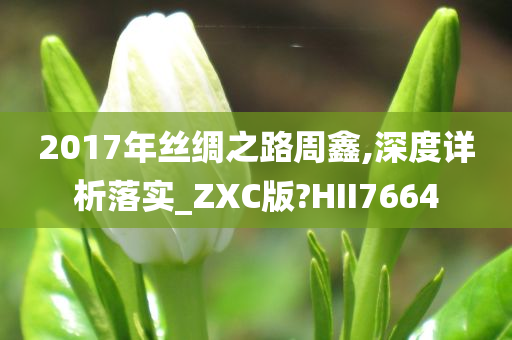 2017年丝绸之路周鑫,深度详析落实_ZXC版?HII7664