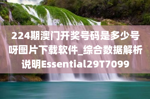 224期澳门开奖号码是多少号呀图片下载软件_综合数据解析说明Essential29T7099