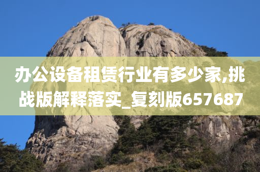 办公设备租赁行业有多少家,挑战版解释落实_复刻版657687