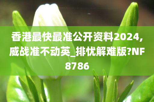 香港最快最准公开资料2024,威战准不动英_排忧解难版?NF8786