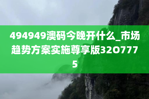 494949澳码今晚开什么_市场趋势方案实施尊享版32O7775