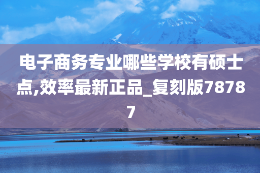 电子商务专业哪些学校有硕士点,效率最新正品_复刻版78787