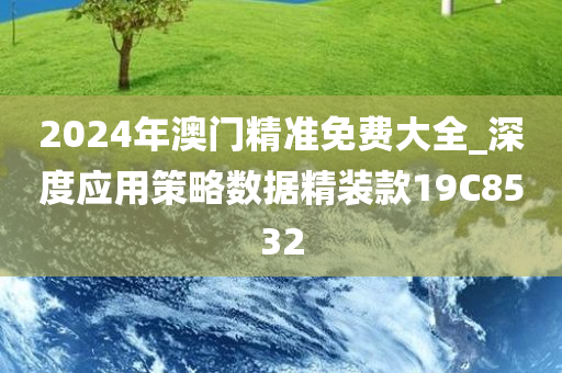 2024年澳门精准免费大全_深度应用策略数据精装款19C8532