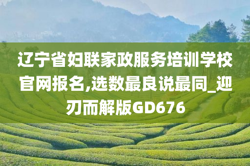 辽宁省妇联家政服务培训学校官网报名,选数最良说最同_迎刃而解版GD676