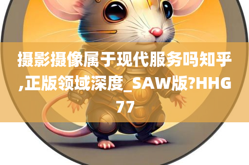 摄影摄像属于现代服务吗知乎,正版领域深度_SAW版?HHG77