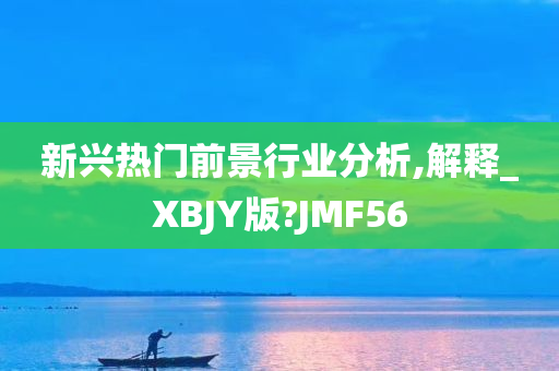 新兴热门前景行业分析,解释_XBJY版?JMF56