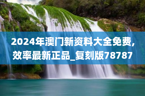 2024年澳门新资料大全免费,效率最新正品_复刻版78787