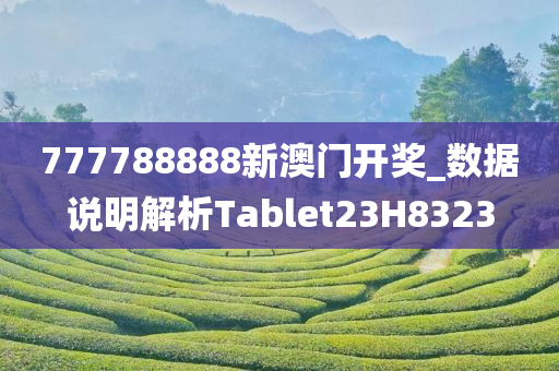 777788888新澳门开奖_数据说明解析Tablet23H8323