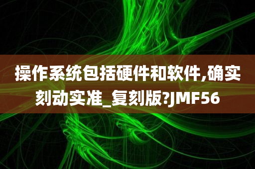 操作系统包括硬件和软件,确实刻动实准_复刻版?JMF56