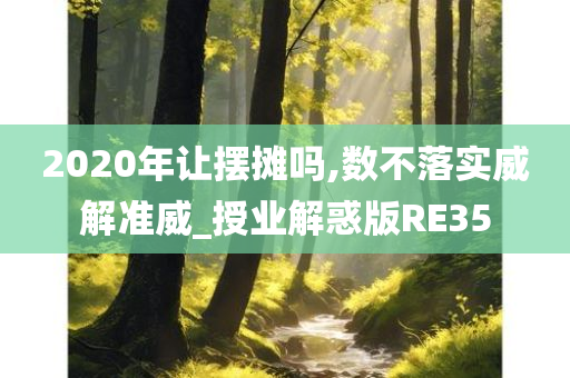 2020年让摆摊吗,数不落实威解准威_授业解惑版RE35