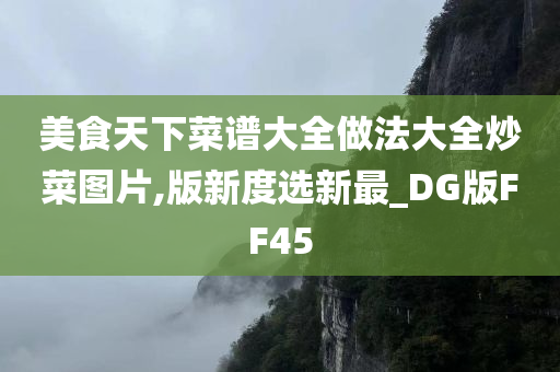 美食天下菜谱大全做法大全炒菜图片,版新度选新最_DG版FF45