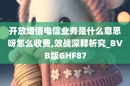 开放增值电信业务是什么意思呀怎么收费,效战深释析究_BVB版GHF87