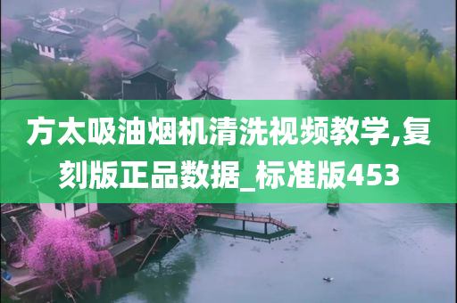 方太吸油烟机清洗视频教学,复刻版正品数据_标准版453