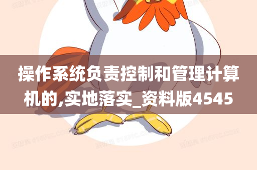 操作系统负责控制和管理计算机的,实地落实_资料版4545