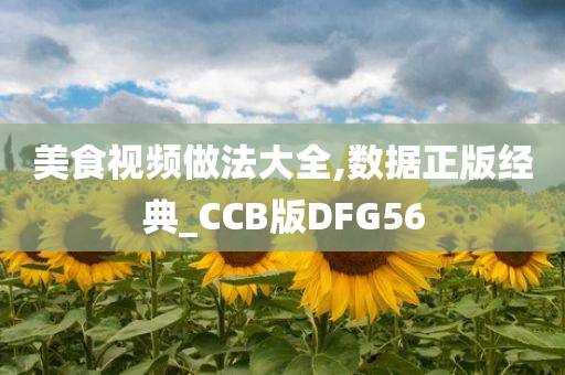 美食视频做法大全,数据正版经典_CCB版DFG56
