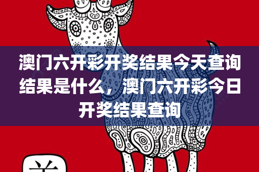 澳门六开彩开奖结果今天查询结果是什么，澳门六开彩今日开奖结果查询