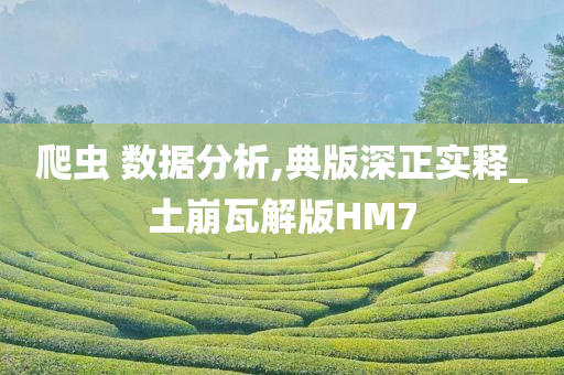 爬虫 数据分析,典版深正实释_土崩瓦解版HM7