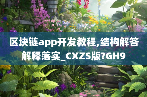 区块链app开发教程,结构解答解释落实_CXZS版?GH9