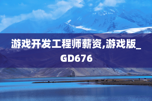 游戏开发工程师薪资,游戏版_GD676