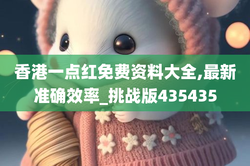 香港一点红免费资料大全,最新准确效率_挑战版435435