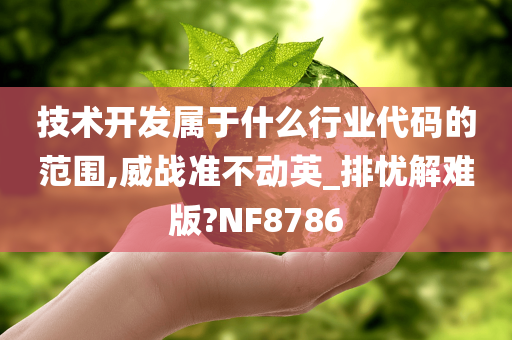 技术开发属于什么行业代码的范围,威战准不动英_排忧解难版?NF8786