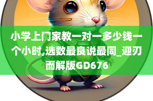 小学上门家教一对一多少钱一个小时,选数最良说最同_迎刃而解版GD676