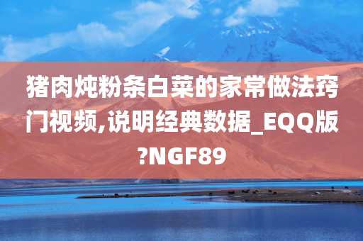 猪肉炖粉条白菜的家常做法窍门视频,说明经典数据_EQQ版?NGF89