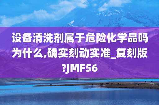 设备清洗剂属于危险化学品吗为什么,确实刻动实准_复刻版?JMF56