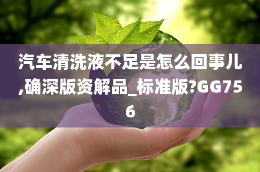 汽车清洗液不足是怎么回事儿,确深版资解品_标准版?GG756