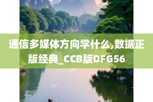 通信多媒体方向学什么,数据正版经典_CCB版DFG56