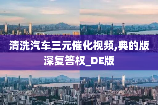 清洗汽车三元催化视频,典的版深复答权_DE版