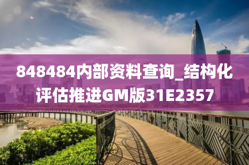 848484内部资料查询_结构化评估推进GM版31E2357